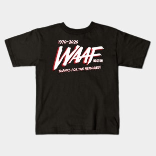 WAAF - Thanks for the Memories Kids T-Shirt